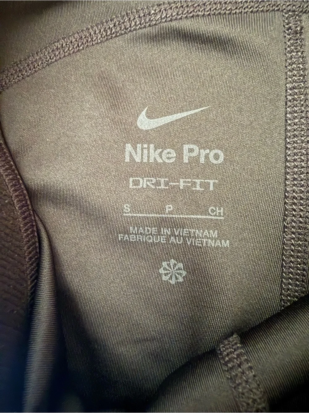 Nike Black Girls' Pro Compression Leggings with White Swoosh